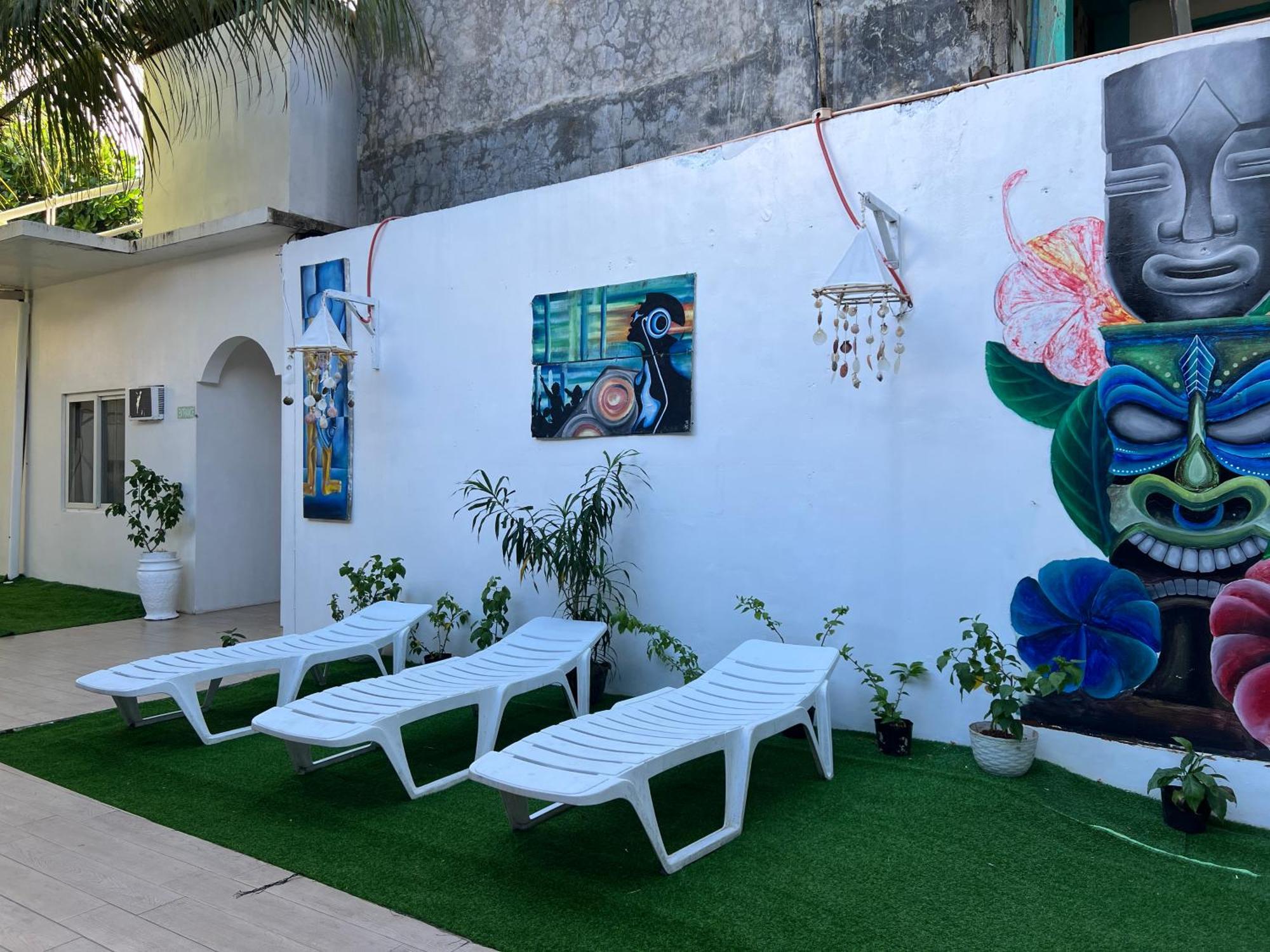 Boracay Backpackers Pansiyon Balabag  Dış mekan fotoğraf